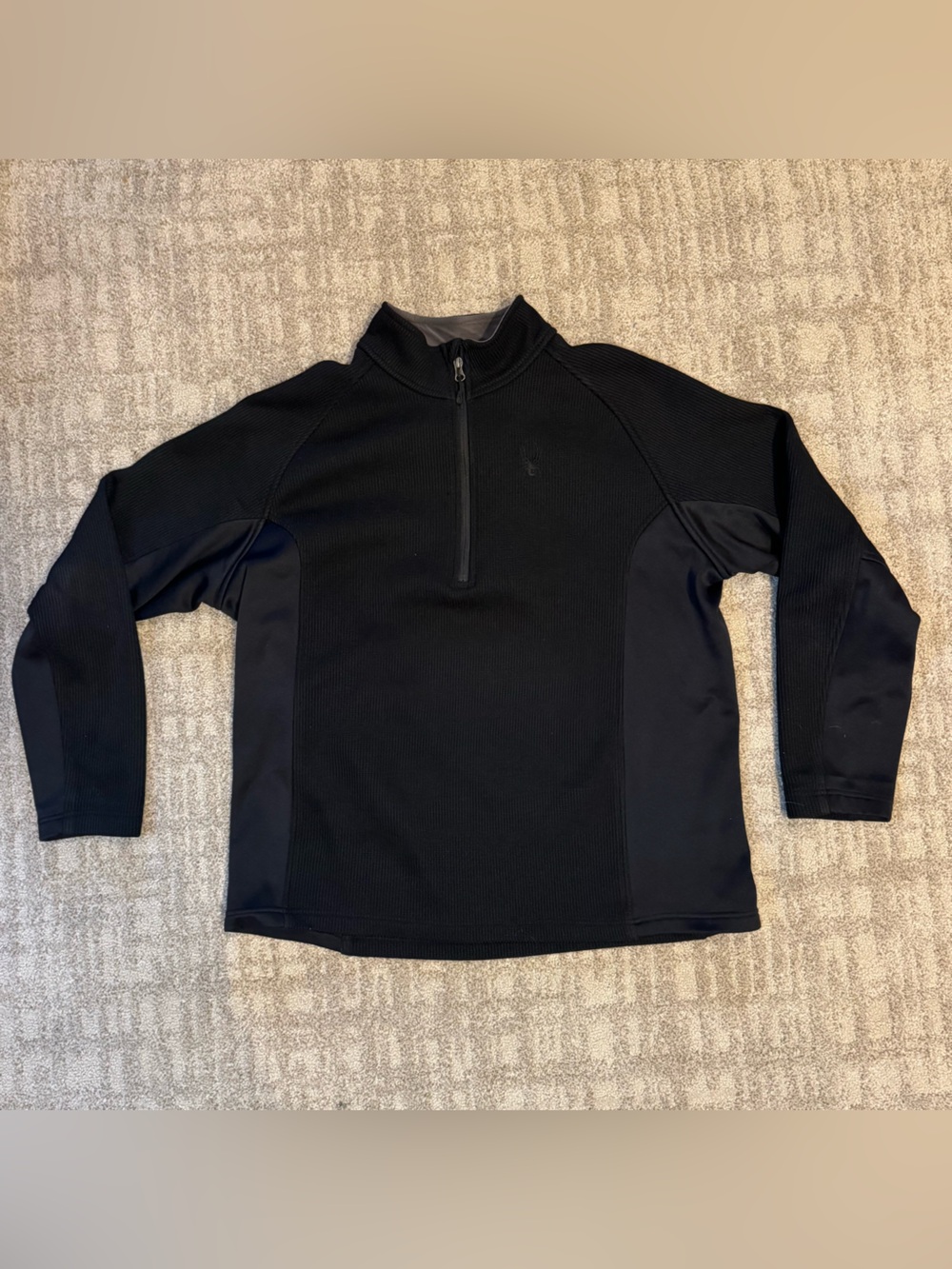 Spider Black Quarter-Zip Pullover Size XL